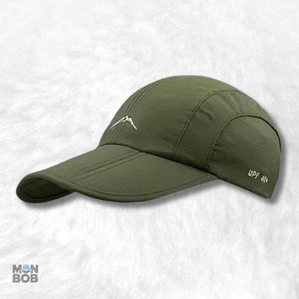 Casquette imperméable verte pour running