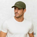Casquette verte pour activités de plein air et running