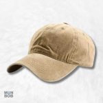 Casquette en jean beige pour un style décontracté