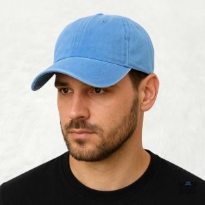 Casquette bleu ciel tendance, parfaite pour l'été