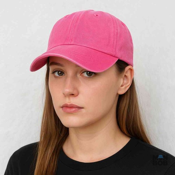 Casquette en jean rose, accessoire mode pour toutes les saisons