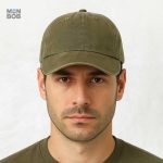 Casquette en denim vert pour un style décontracté