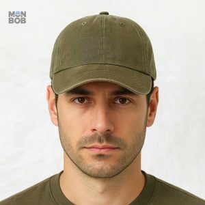 Casquette en denim vert pour un style décontracté