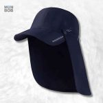 Casquette bleue longue visière anti-UV