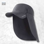 Casquette anti-UV longue visière gris