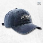 Casquette Los Angeles Bleu, style décontracté