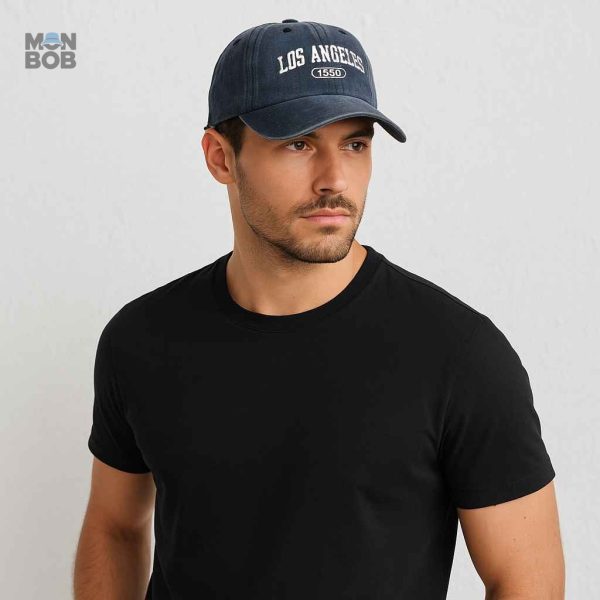 Casquette Bleu, look urbain chic