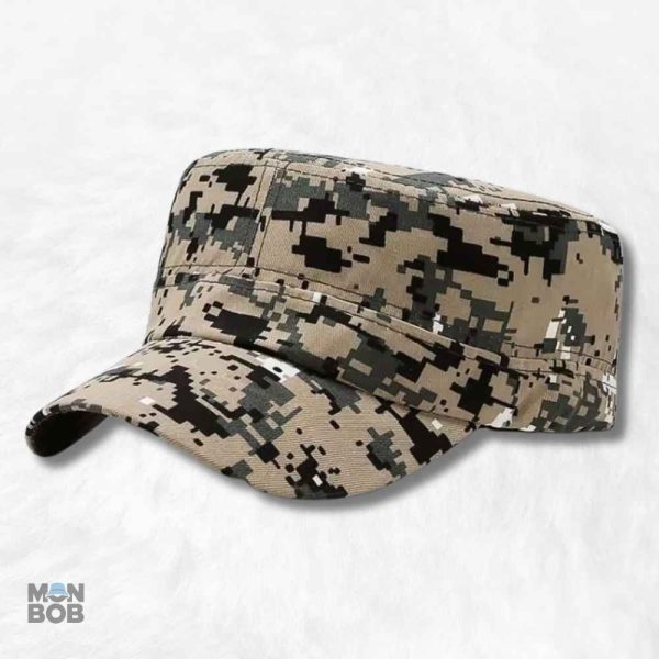 Casquette militaire homme safari en style décontracté