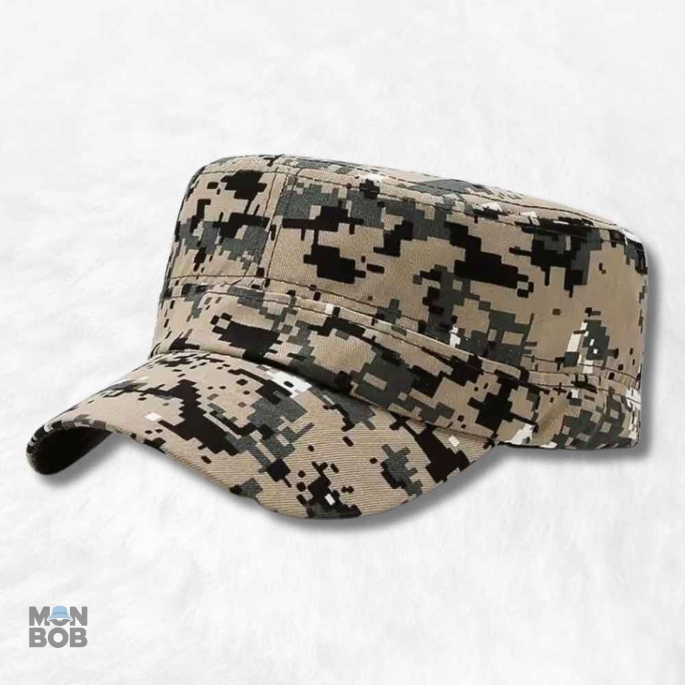 Casquette militaire homme safari en style décontracté