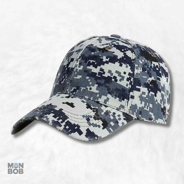 Casquette militaire pixel en style camouflage moderne