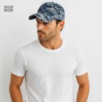 Casquette camouflage avec motif pixel pour un look militaire