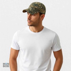 Casquette militaire unie, idéale pour un look décontracté