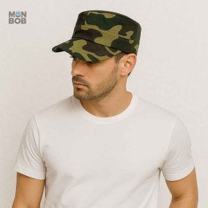Casquette vintage inspirée de l'uniforme militaire