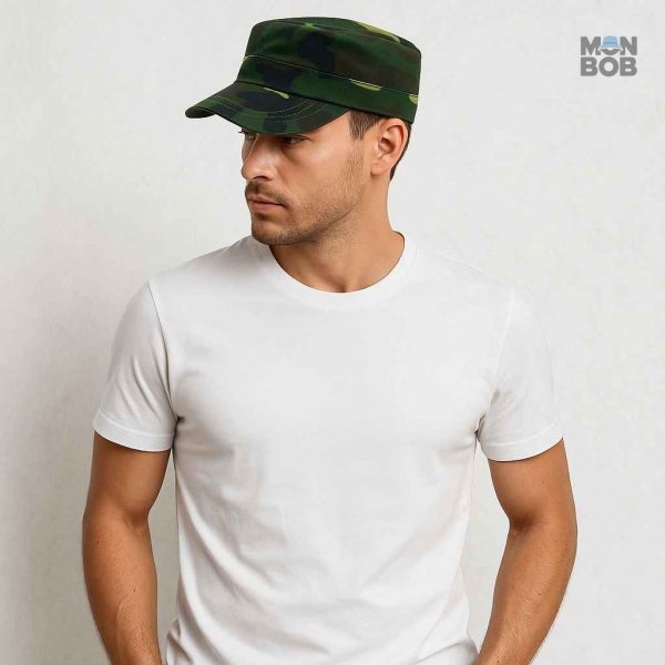Casquette Vintage avec motif camouflage