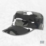 Casquette Militaire Vintage Gris