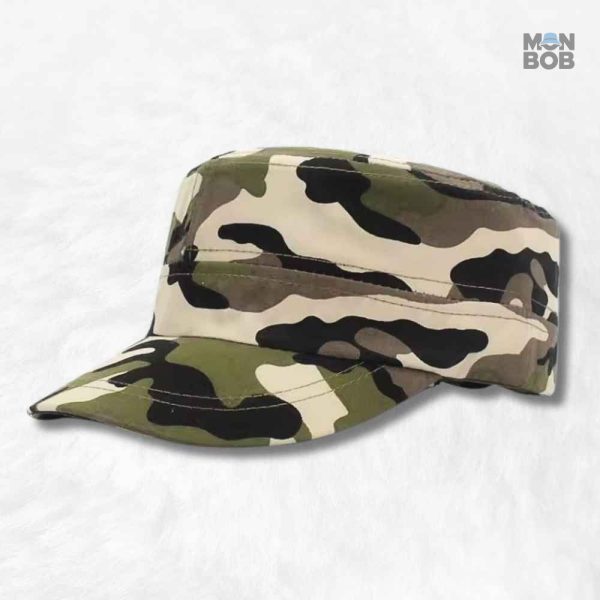 Casquette militaire vintage style safari