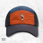Casquette Minimaliste Orange en design épuré