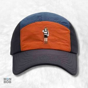 Casquette Minimaliste Orange en design épuré