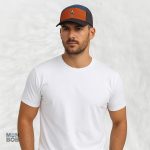 Casquette Orange au style simple et moderne