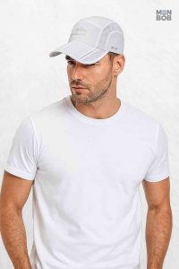 Casquette été homme, modèle Montagne en couleur blanche