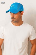 Casquette de randonnée légère et confortable en bleu