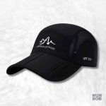 Casquette Montagne noire pour randonnée en plein air