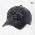 Casquette New York noire pour un style urbain moderne