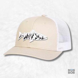 Casquette Pêche Carpe beige, idéale pour les amateurs de pêche