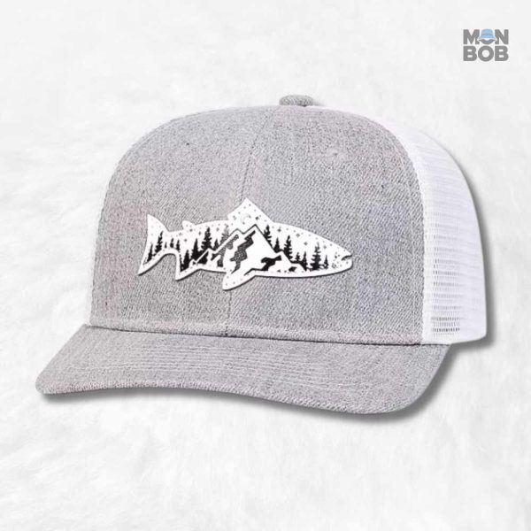 Casquette Pêche Carpe Gris pour les passionnés de pêche