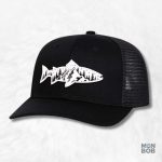 Casquette Pêche Carpe noire pour les passionnés de pêche