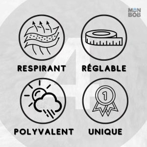 Casquette blanche idéale pour les amateurs de pêche à la carpe