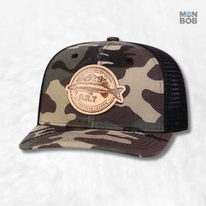 Casquette camouflage pour pêche, style trapper