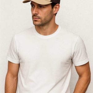 Casquette pêche beige au style Trucker décontracté