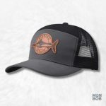 Casquette Trucker gris pour la pêche, style décontracté