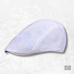 Casquette plate blanche été pour homme