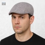 Casquette Homme d'été en gris, accessoire tendance et léger