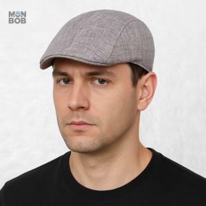 Casquette Homme d'été en gris, accessoire tendance et léger