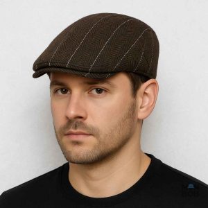Casquette Plate au design rétro pour un look décontracté