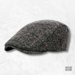 Casquette Plate Vintage Grise élégante et rétro