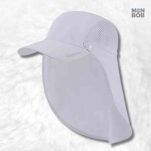 casquette-protege-nuque-blanche-1 Casquette blanche avec protège nuque intégré