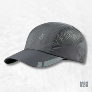Casquette Run Grise pour un look sportif et décontracté