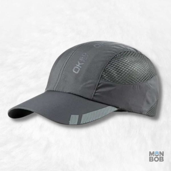 Casquette Run Grise pour un look sportif et décontracté