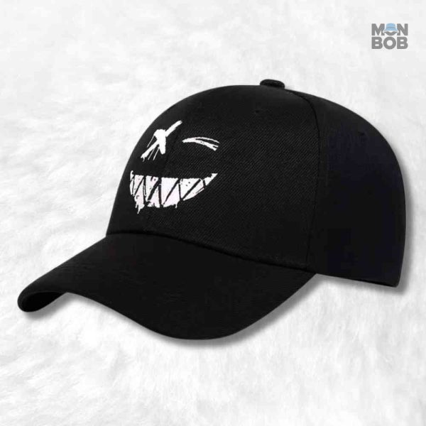 casquette-smiley-clin-doeil-1 Casquette Smiley Clin d'Oeil avec motif amusant