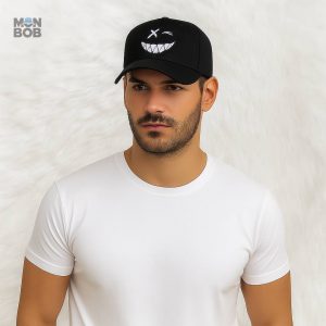 Casquette à logo Smiley, style décontracté et tendance
