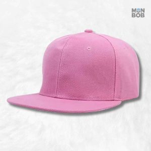 Casquette Snapback visière plate rose