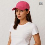 Casquette rose pour femme, accessoire de sport tendance