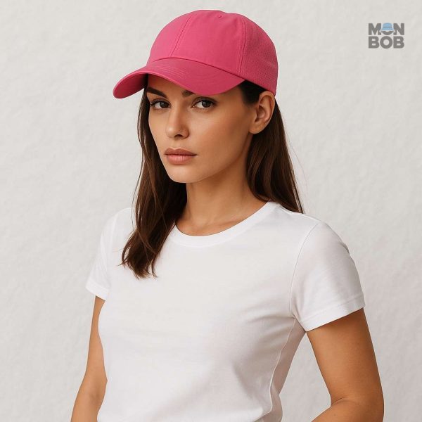 Casquette rose pour femme, accessoire de sport tendance