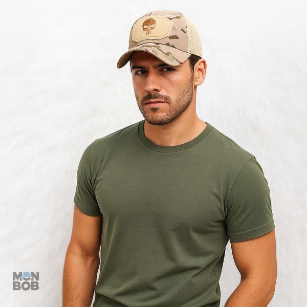 Casquette Camouflage Tête de mort idéale pour les aventuriers