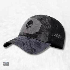 Casquette Tête de mort Crocodile au design audacieux