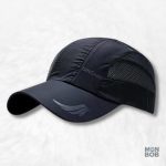 Casquette Trail Noire pour les amateurs de course en plein air